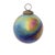 Contemporary Iridescent Glass Ball Ornament (Set of 12) For Sale - Image 3 of 4