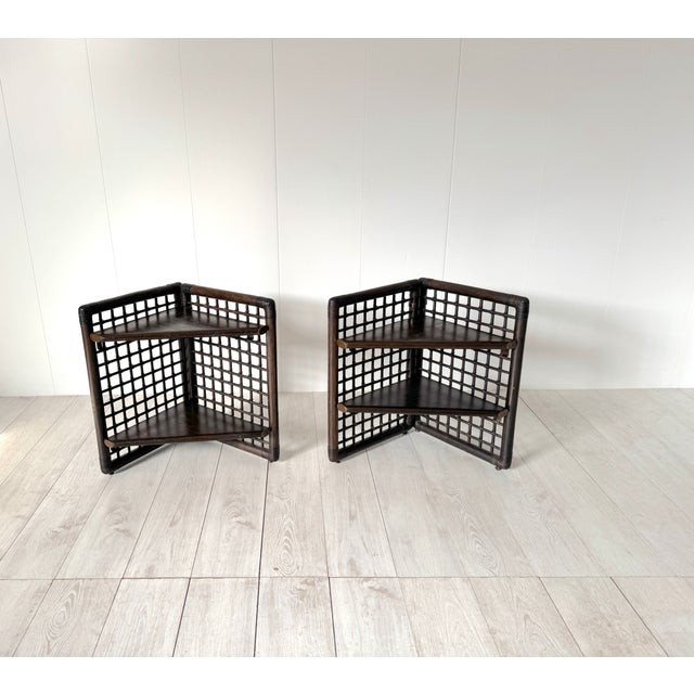 Afra & Tobia Scarpa Basilian Bedside Tables by Afra and Tobia Scarpa for B&B Italia / C&B Italia, 1975, Set of 2 For Sale - Image 4 of 16