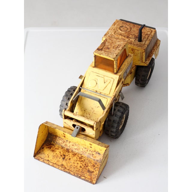 Vintage NYLint Metal Front Loader Toy Truck For Sale - Image 12 of 13