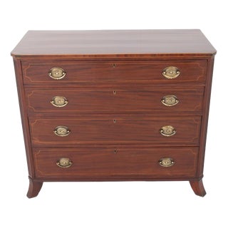 Antique Regency Chest Drawers in Mahogany, 1820 For Sale