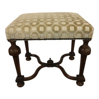 Antique James English Style Ottoman For Sale