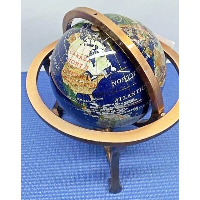 1980s 1980s Stone World Globe For Sale - Image 5 of 8