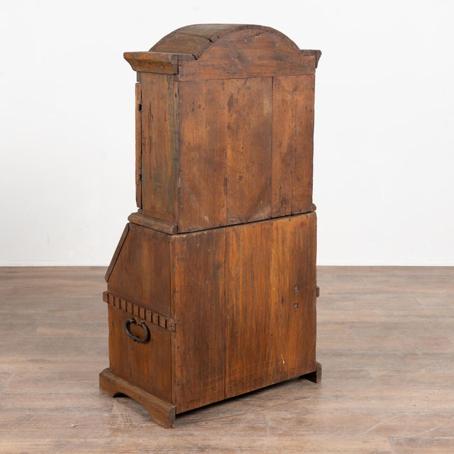 19th Century Cabinetmaker’s Floor Model Miniature of Pine Secretary For Sale - Image 10 of 10