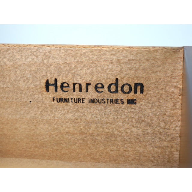 Henredon Empire Mahogany Dresser W. Mirror For Sale - Image 17 of 18