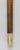 1920s Antique English Brass & Walnut Walking Stick Cane For Sale - Image 5 of 8