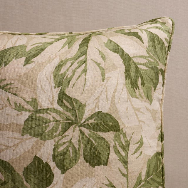 This pillow features Arboreal with a Self Welt finish. Inspired by an antique document, Arboreal is a delicate leafy...