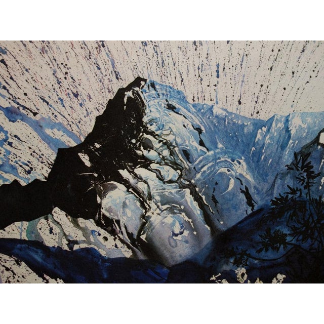 Modern Salvador Dali, Alps, Lithograph & Etching For Sale - Image 3 of 7