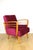 Vintage Art Deco Loft Armchair in Raspberry, 1960s For Sale - Image 13 of 13