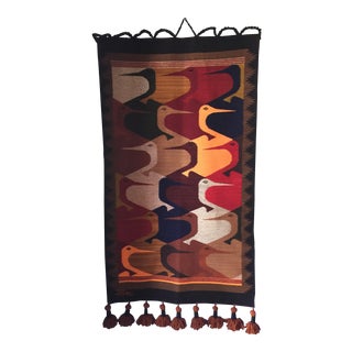 Modern Birds Handmade Tapestry For Sale