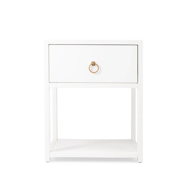 White Lark End Table, White For Sale - Image 8 of 9