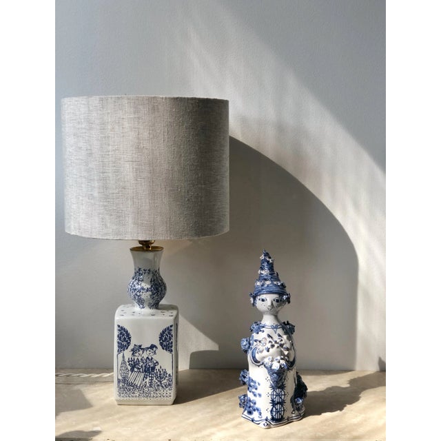 Vintage Table Lamp and Figurine by Björn Wiinblad, 1986, Set of 2 For Sale - Image 9 of 9