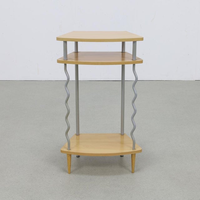 Beige Small Postmodern Console Table, 1980s For Sale - Image 8 of 8