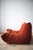 Amber Corduroy Togo Lounge Chair with Pouf and Three-Seat Sofa by Michel Ducaroy for Ligne Roset, Set of 3 For Sale - Image 5 of 11