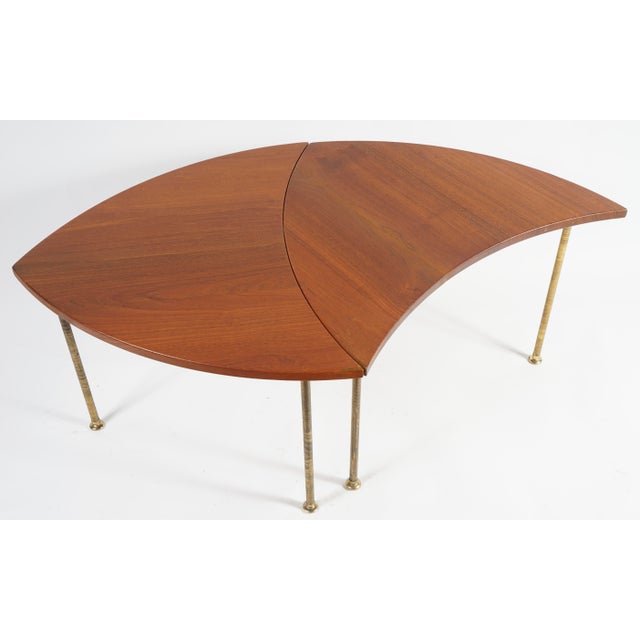 Vintage Peter Hvidt Teak Pinwheel Side Tables for John Stuart 2 Each For Sale In Miami - Image 6 of 8