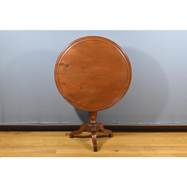 Louis Philippe System Pedestal Table in Mahogany For Sale - Image 5 of 18