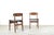 Teak and Leatherette Chairs, 1960s, Set of 4 For Sale - Image 4 of 9
