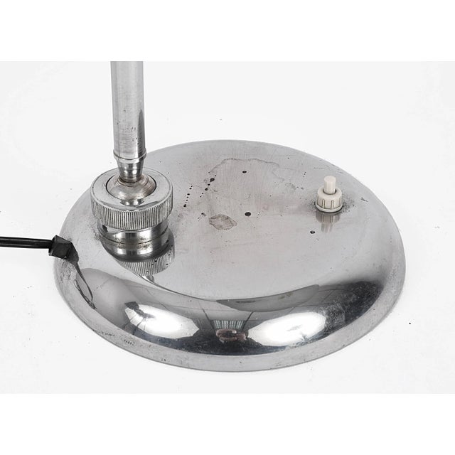 Bauhaus Bauhaus Industrial Steel Table Lamp, 1940s For Sale - Image 3 of 8