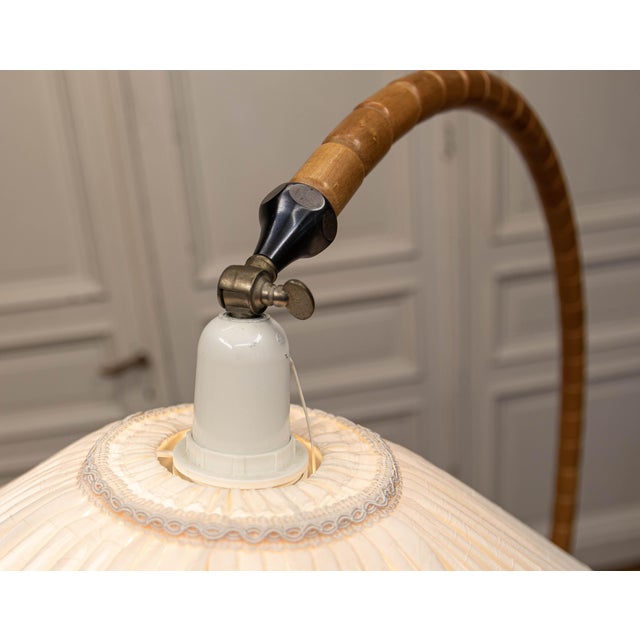 Vintage Swedish Grace Arc Floor Lamp, 1940s For Sale - Image 3 of 12