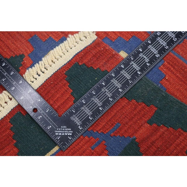Late 20th Century Vintage Persian Shiraz Kilim Rug - 02'00 X 02'11 For Sale - Image 5 of 9