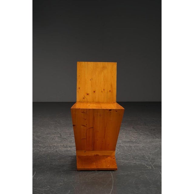 Decorative Accent Zig Zag Chair, 1970s For Sale - Image 9 of 12