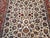 Ivory Vintage Persian Isfahan Rug, Hand-Knotted Wool, Allover Floral Pattern, Ivory & Red, 10x14 For Sale - Image 8 of 14