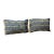 Pair of African Ikat Blue Pillows For Sale
