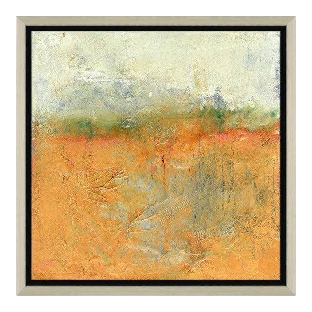 "Verdant" Original Framed Mixed Media Art by Jill Krasner For Sale