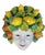 1980s Vintage Sicilian Ceramic Lemon & Citrus Wall Mask Sculpture For Sale - Image 5 of 11