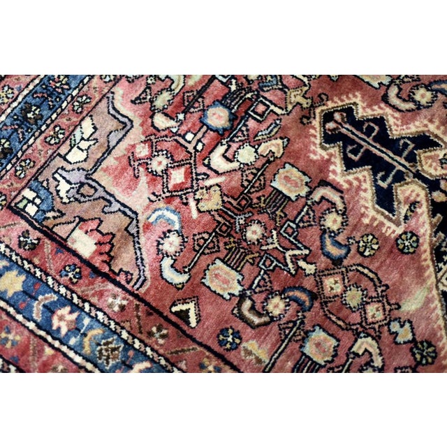 Zanjan Hamadan Rug, Middle Eastern, 1960s For Sale - Image 11 of 18