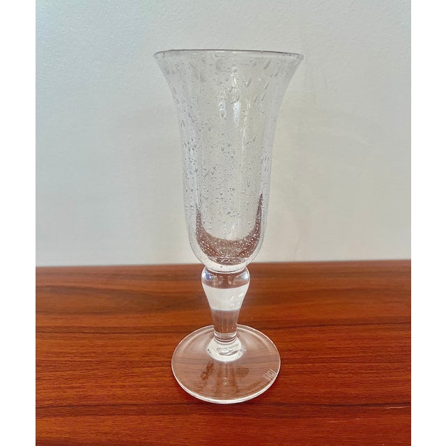 Art Glass Glassware from Biot, France, Set of 6 For Sale - Image 3 of 6
