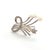 1990s Mikimoto Estate Akoya Pearl Brooch Sterling Silver For Sale - Image 4 of 12
