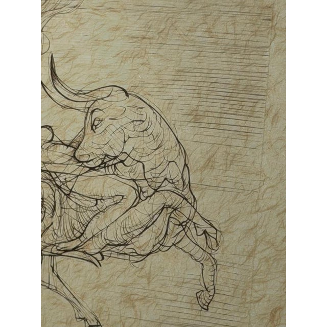 Hans Bellmer, Nude, The Abduction of Europa, Lithograph, Framed For Sale - Image 6 of 7