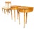 Biedermeier Cherrywood Chairs and Side Tables, Set of 4 For Sale