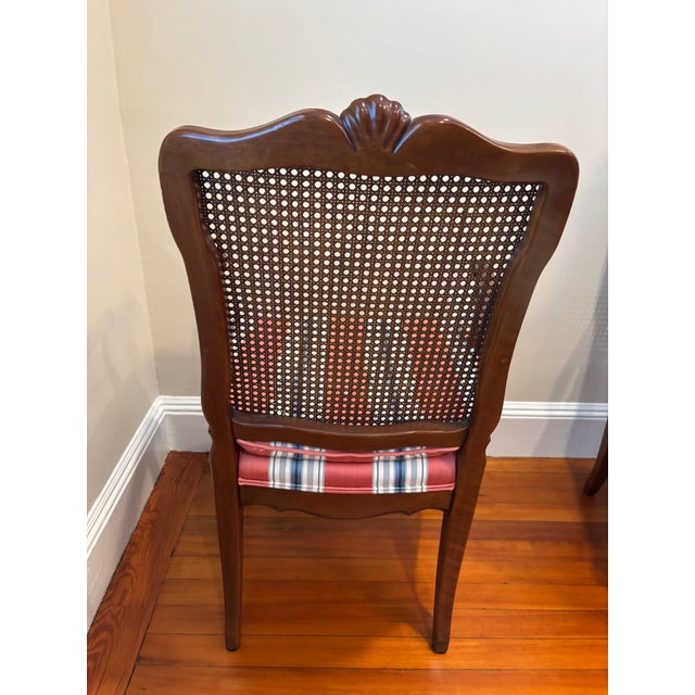 Kindel Furniture French Provincial Louis XV Carved Walnut Armchairs (pair.). Both chairs are solid and sturdy and the...