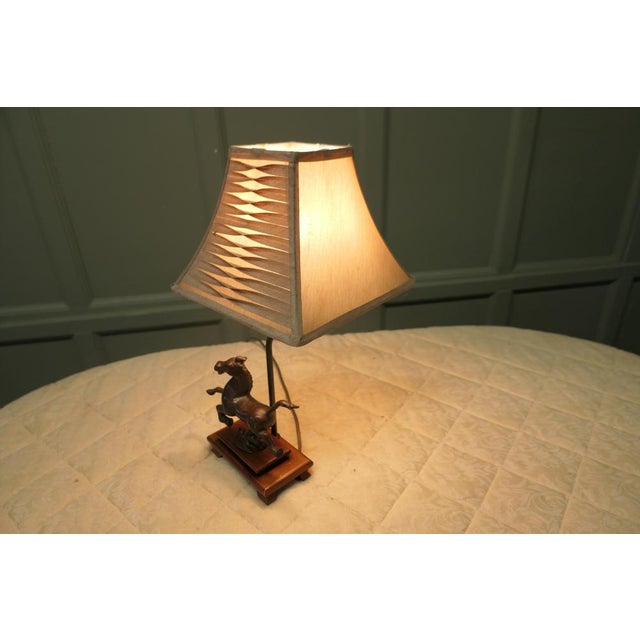 Antique Table Lamp in Bronze, 1900 For Sale - Image 6 of 11