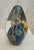 Vintage Robert Eickholt Signed Art Glass Floral Egg Paperweight For Sale - Image 10 of 11
