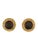 1970s Vintage Chanel 1970s Gold-Plated & Carved Wood Clip-on Earrings, Pair For Sale - Image 5 of 7