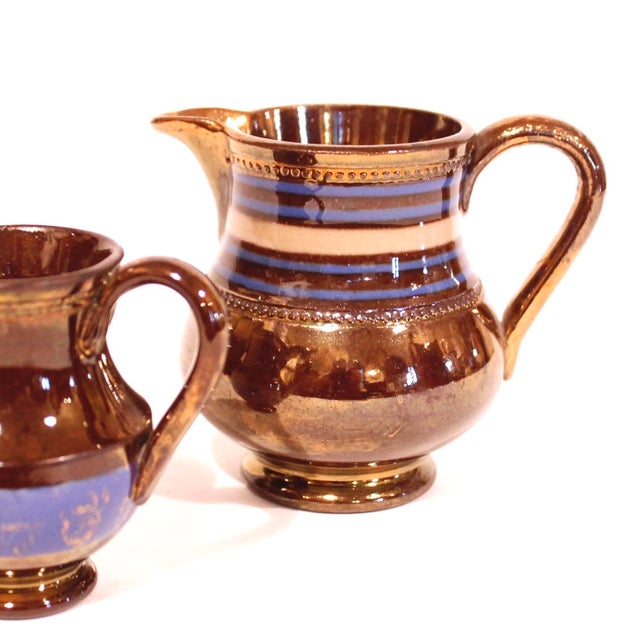 Small Lustre Ware English Cream Pitchers- Group of Four For Sale - Image 13 of 15