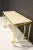 Paul M. Jones Brass and Travertine Console Table For Sale - Image 9 of 13