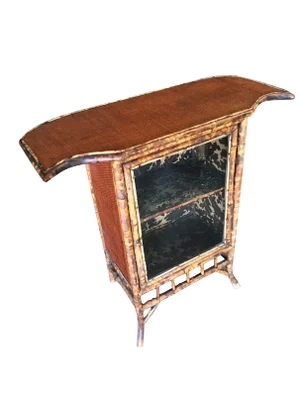 Aesthetic Movement Tiger Bamboo Bat Wing Bar