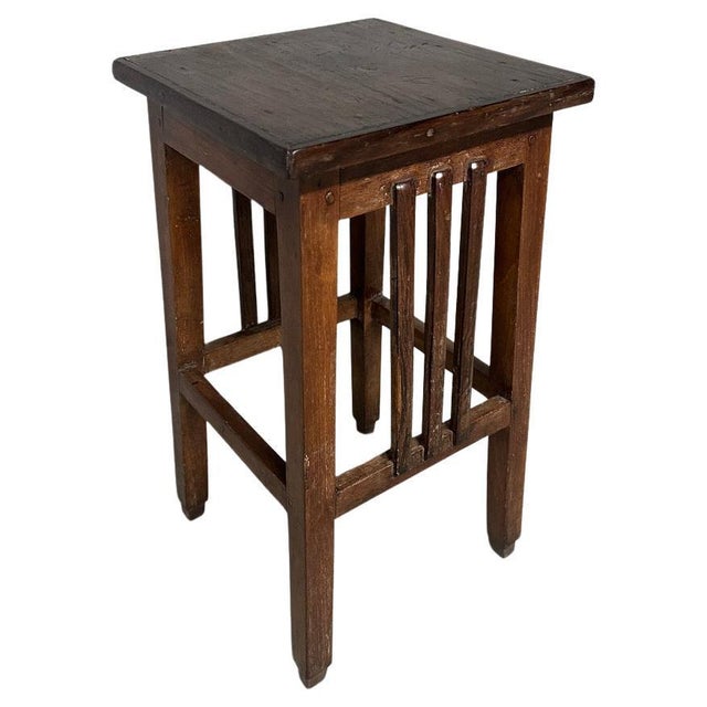 This side table or pedestal was hand made in the spirit of Wabi-Sabi, a Japanese philosophy that beauty can be found in...