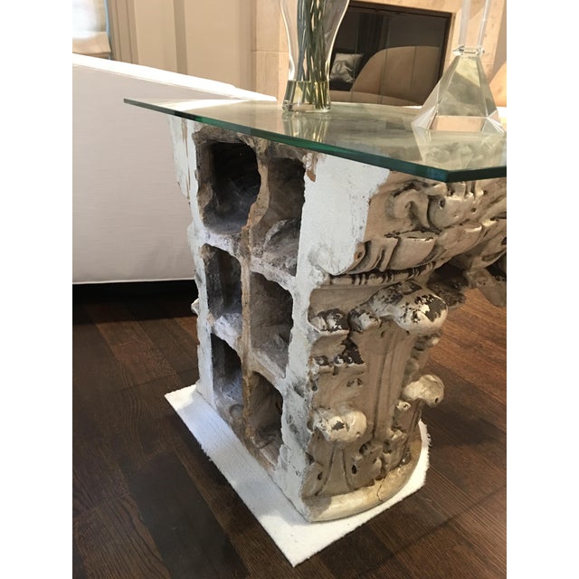 Corinthian Column Antique Original Side Table Chairish