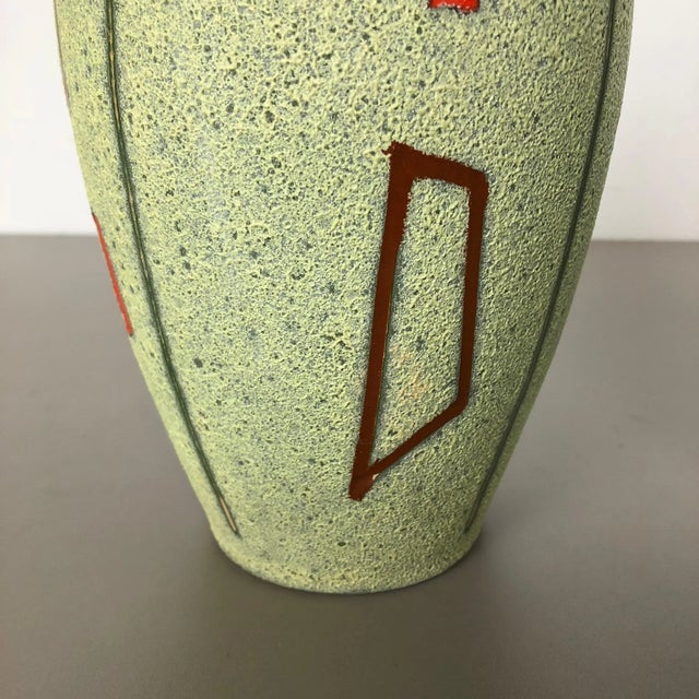 1970s Vintage Pottery Vases by Scheurich, Germany, 1960s, Set of 2 For Sale - Image 5 of 18