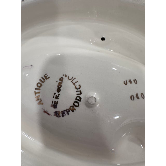 Vintage Weeping Gold Ceramic Panther Ashtray / Catchall For Sale - Image 4 of 5