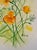 Late 20th Century Original Watercolor Painting, Daffodils, Signed For Sale - Image 5 of 9