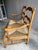 Late 20th Century Charming French Country Maple Ladderback Rush Seat Bench For Sale In Washington DC - Image 6 of 15