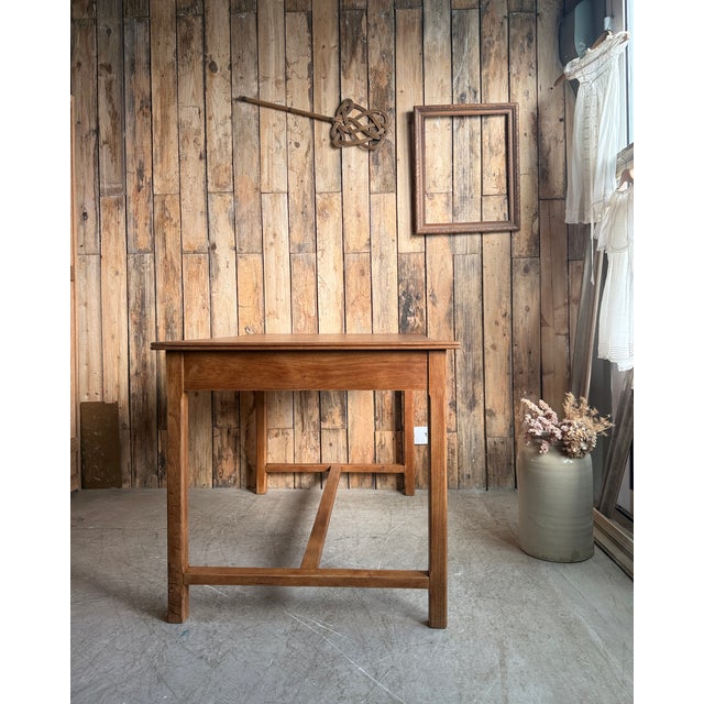 Vintage Desk in Oak, 1950s For Sale - Image 6 of 14