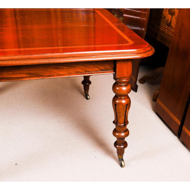 Antique William IV Extending Dining Table and Chairs in Mahogany, Set of 11 For Sale - Image 12 of 18