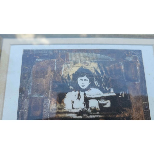 Alan Kleinmann, Portrait Composition, 1980s, Lithograph, Framed For Sale - Image 4 of 8