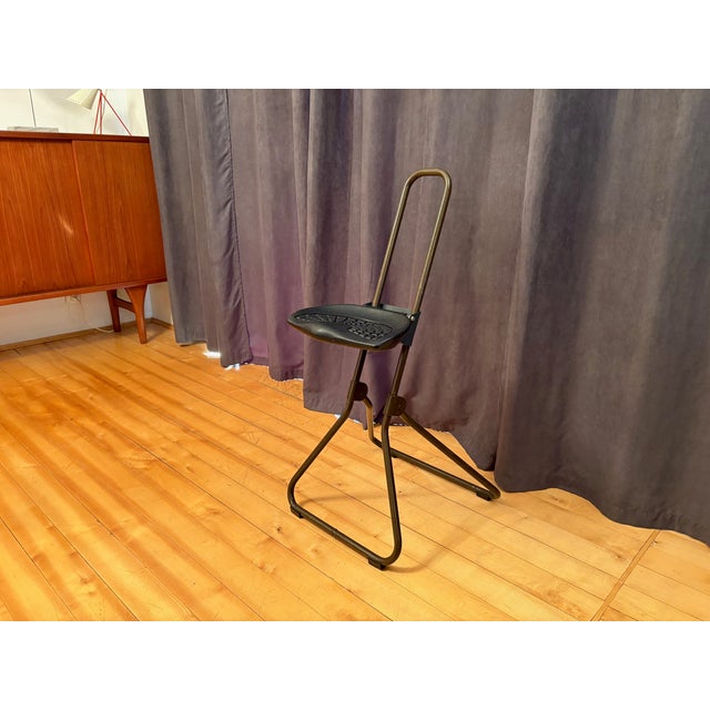 Metal Stool with Adjustable Seat by Brand/Häfner for Bad Essen, Germany, 1985 For Sale - Image 7 of 15